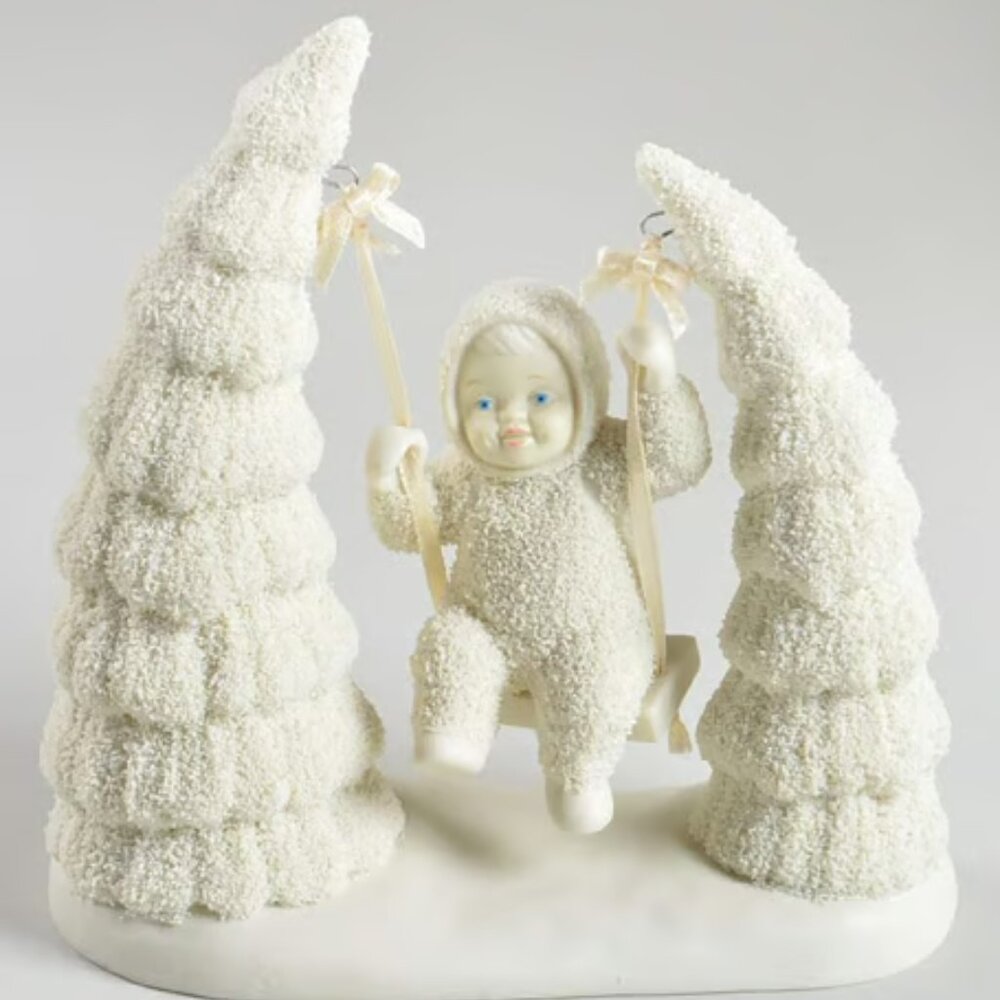 Vintage Snowbabies When the Bough Breaks - Dept 56 - Mint in Box!